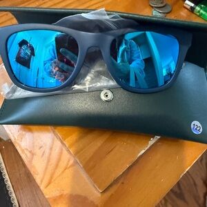 Lacoste Blue Sunglasses with Blue Lenses